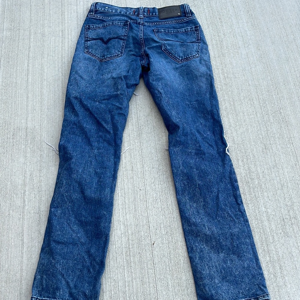 Guess Jeans Size 29 mens distressed/ holes - Picture 10 of 10
